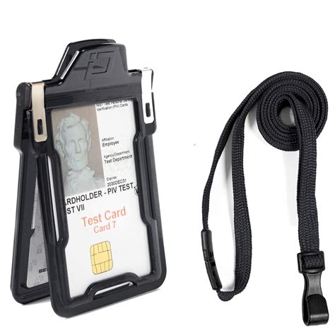 rugged id badge holder